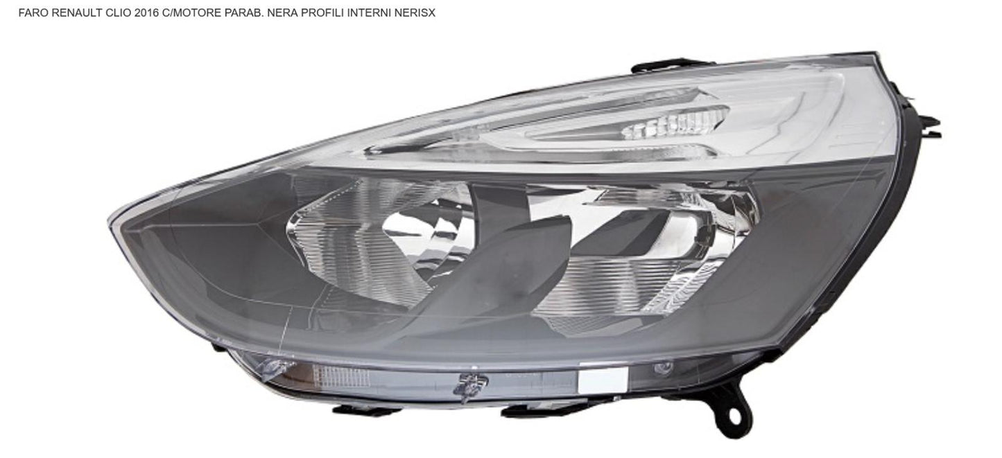 FARO SX H7-H1 CON MOTOR EL RENAULT CLIO 01/16> PARAB NERA
