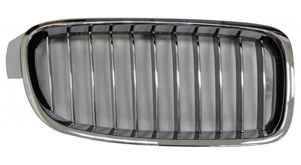 GRIGLIA ANTERIORE DX CROM-CROM-NERA BMW SERIE 3 F30-31 06/11> LUXURY