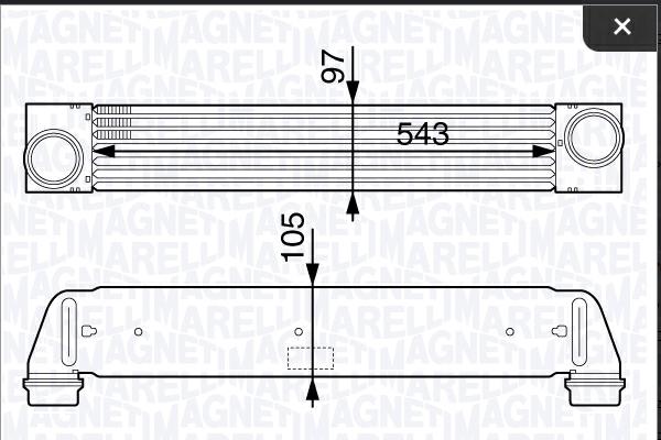 INTERCOOLER BMW SERIE 5(E60)