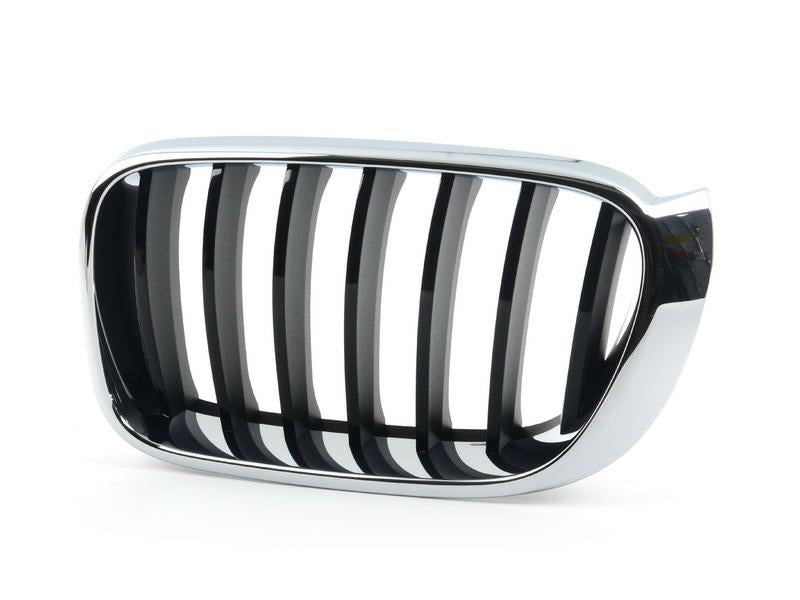 GRIGLIA ANTERIORE SX CROM-NERA BMW X4 F26-X3 F25 01/14> BASIS