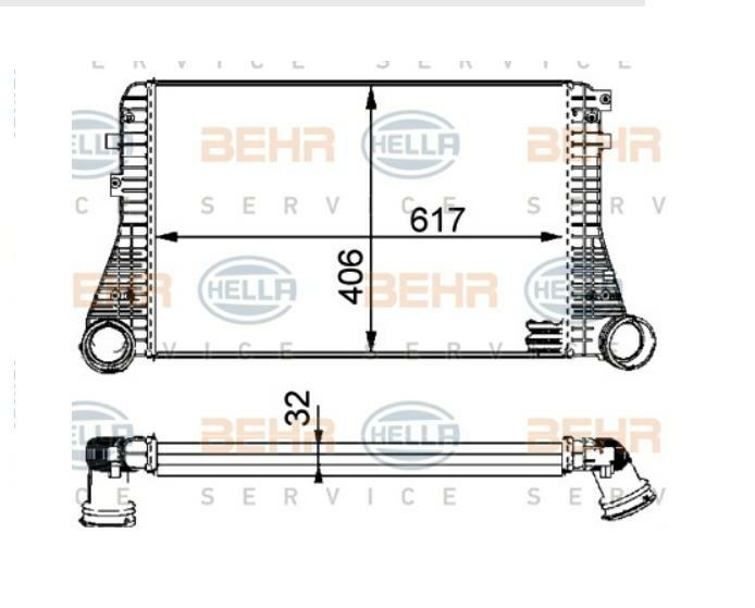 INTERCOOLER VW GOLF V