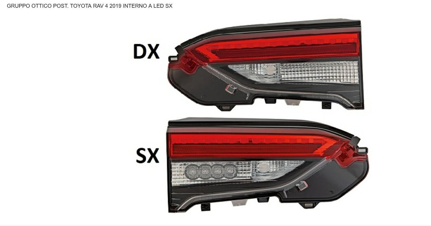 GRUPPO OTTICO POSTERIORE SX INTERNO A LED TOYOTA RAV 4 01/19>
