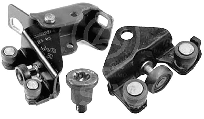 KIT RULLO PORTA LAT DX RENAULT KANGOO 06/97>