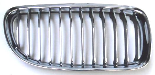 GRIGLIA ANTERIORE DX CROM-CROM-NERA BMW SERIE 3 E90-E91 09/08>