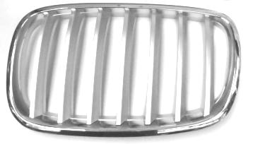 GRIGLIA ANTERIORE SX CROM-GRIGIA BMW X5 E70 01/07> X6 E71 01/08>