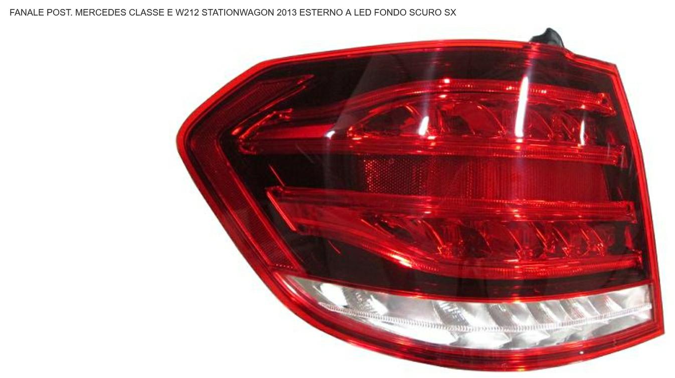FANALE POSTERIORE SX ESTERNO LED BIANCO-ROSSO MERCEDES CLASSE E W212 03/13>SW