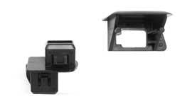 KIT STAFFA+FERMO PARAURTI ANTERIORE SX NISSAN MICRA K12 01/03>09/10