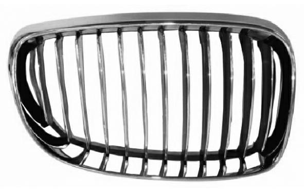 GRIGLIA ANTERIORE DX CROM-CROM-NERA BMW SERIE 1 E81-E82-E87-E88 05/07>
