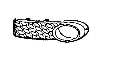 GRIGLIA PARAURTI ANTERIORE SX C/FENDI VW NEW BEETLE 01/06>