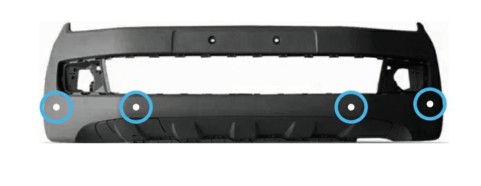 PARAURTI ANTERIORE C/PDC VW AMAROK 06/12>