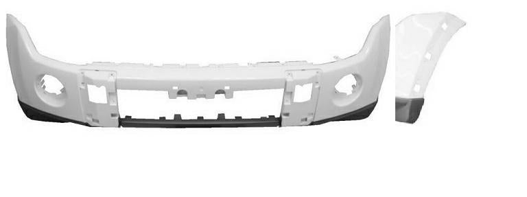 PARAURTI ANTERIORE C/FORI GIROPARF+LAVAFARI MITSUB PAJERO 01/07>