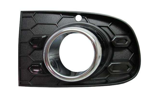 GRIGLIA PARAURTI ANTERIORE SX C/CORNICE FENDI CROMO FIAT 500 07/15>