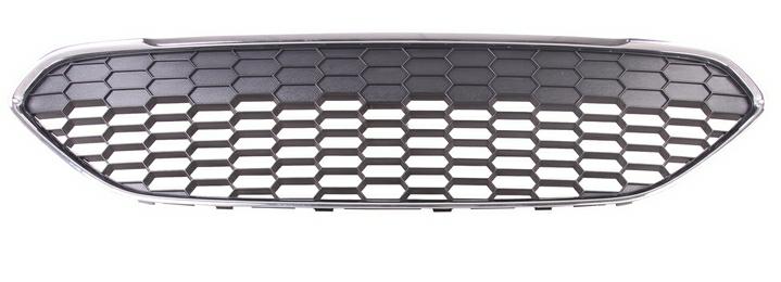 GRIGLIA PARAURTI ANTERIORE SUP C/CORNICE CROMO FORD FIESTA 01/16>