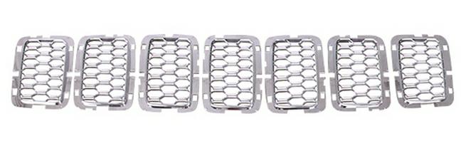GRIGLIA INT CROMO JEEP GRAND CHEROKEE 04/16> (KIT 7 PZ)