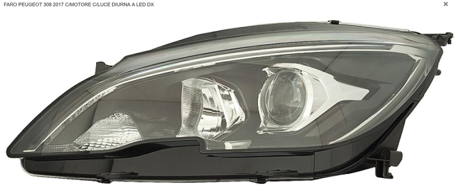 FARO DX H7 CON LUCE DIURNA A LED PEUGEOT 308 10/17>
