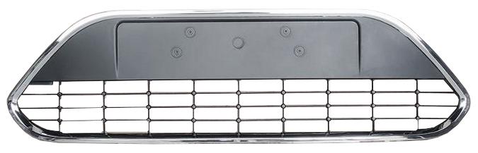 GRIGLIA PARAURTI ANTERIORE C/LE C/CORNICE CROMATA FORD FOCUS 04/07>