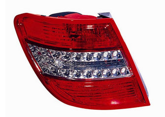 GRUPPO OTTICO POSTERIORE SX BIANCO ROSSO A LED MERCED CLASSE C W204 SW 06/07>