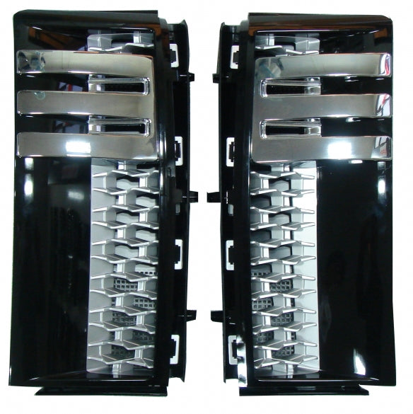 KIT GRIGLIE PARAF NERA-SILVER-CROMO RANGE ROVER 01/10>