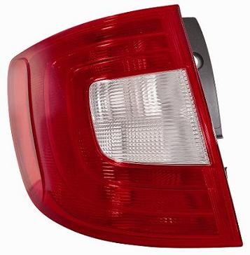 GRUPPO OTTICO POSTERIORE SX BIANCO ROSSO SKODA SUPERB 01/08>
