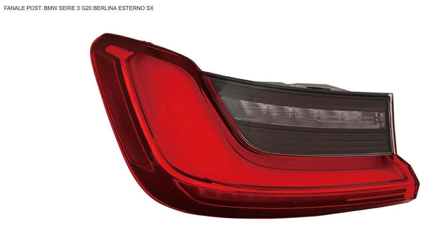 FANALE POSTERIORE SX ESTERNO BMW SERIE 3  G20 10/18>