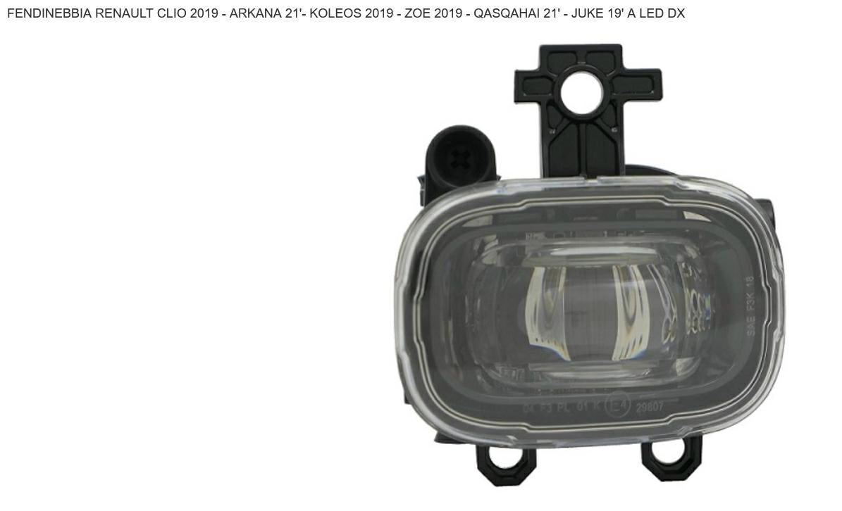 FENDINEBBIA DX A LED RENAULT KADJAR 01/15>