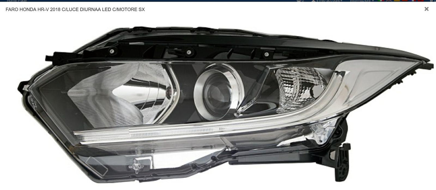 FARO SX H11-HB3 CON LUCE DIURA A LED HONDA HR-V 09/18>