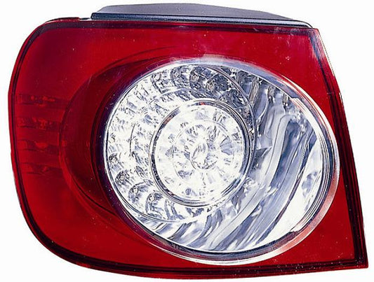 FANALE POSTERIORE DX ESTERNO BIANCO ROSSO A LED VW GOLF V PLUS 10/05>