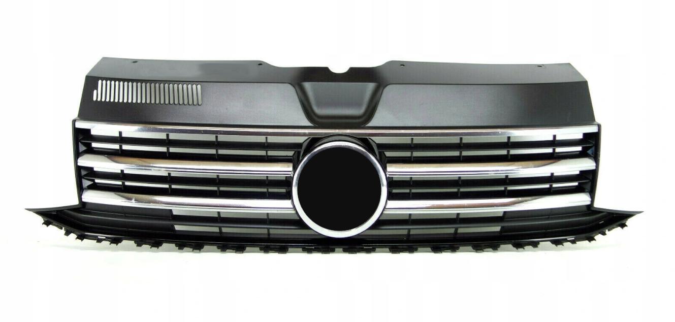 GRIGLIA NERA C/3 MODANATURE CROMO VW MULTIVAN 01/15>