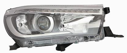 FARO DX HB3 A LED PREDISPOSTO REGOLAZIONE EL TOYOTA HILUX 01/16> PARAB NERA