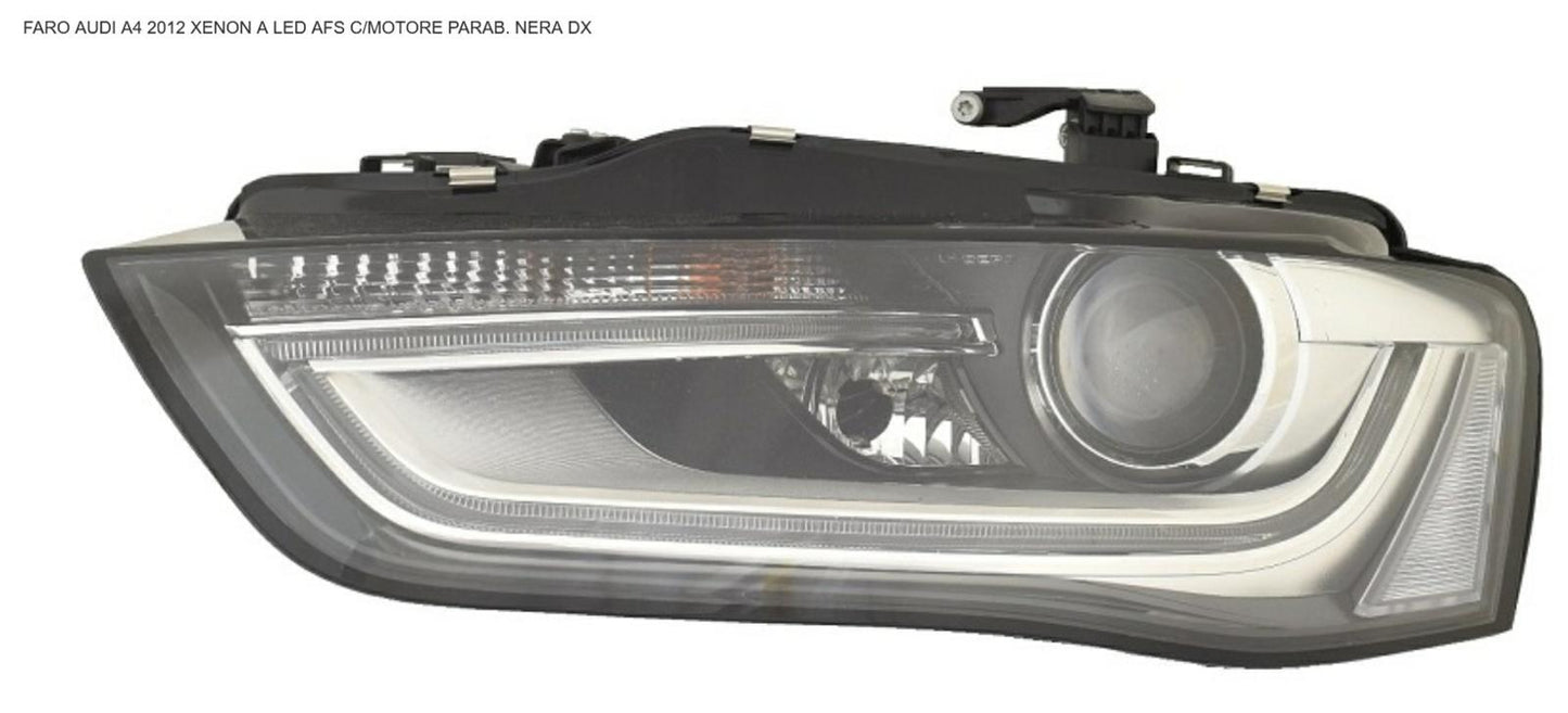 FARO DX XEN A LED AFS CON MOT ELETT AUDI A4 12/11>P.NERA