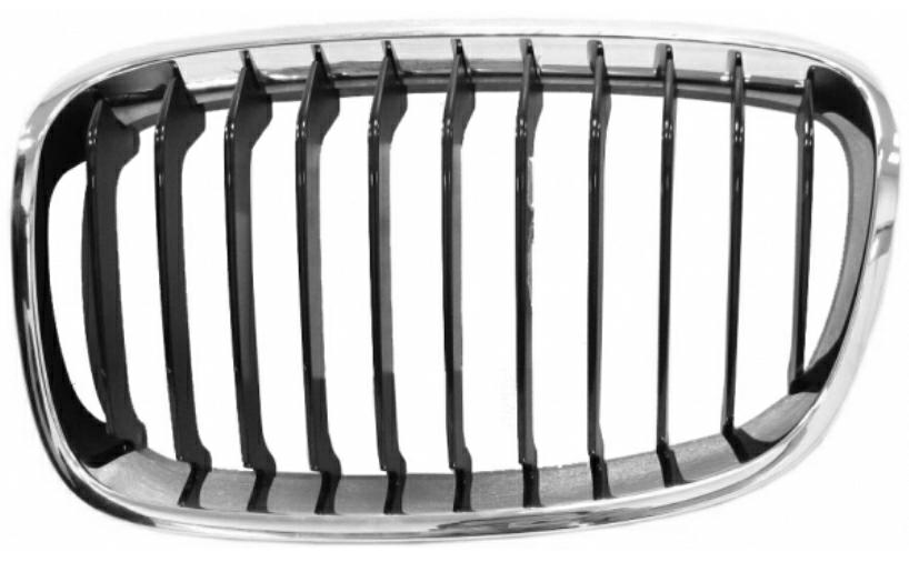 GRIGLIA ANTERIORE SX CROM-NERA BMW SERIE 1 F20-F21 01/11>