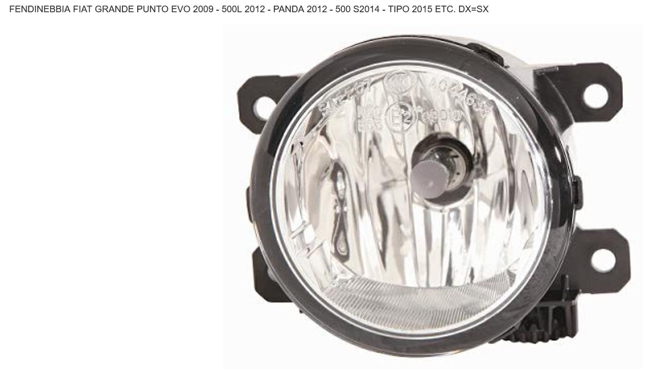 FENDINEBBIA DX-SX H11 FIAT PUNTO EVO 07/09> PANDA 01/12> DEPO