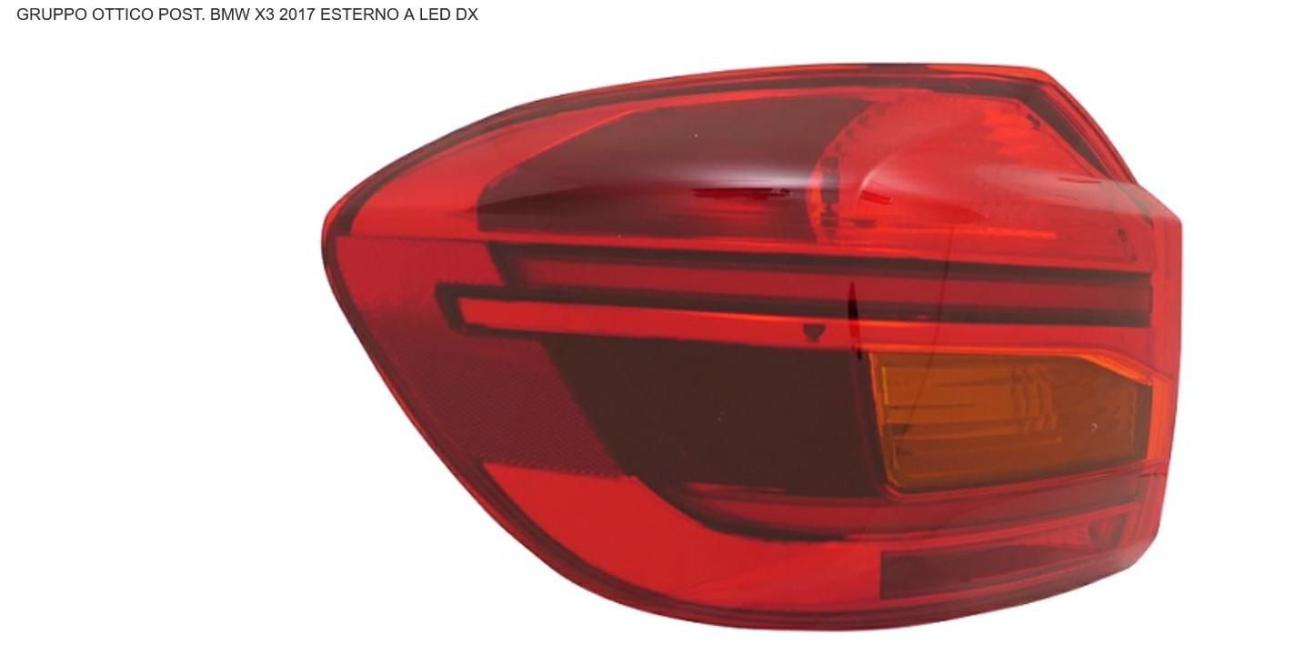 GRUPPO OTTICO POSTERIORE DX ESTERNO A LED BMW X3 G01 01/18>