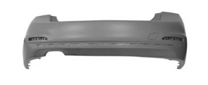 PARAURTI POSTERIORE PRIMER BMW SERIE 3 F30 07/15>MODER-LUXURY DOPPIO SCARICO