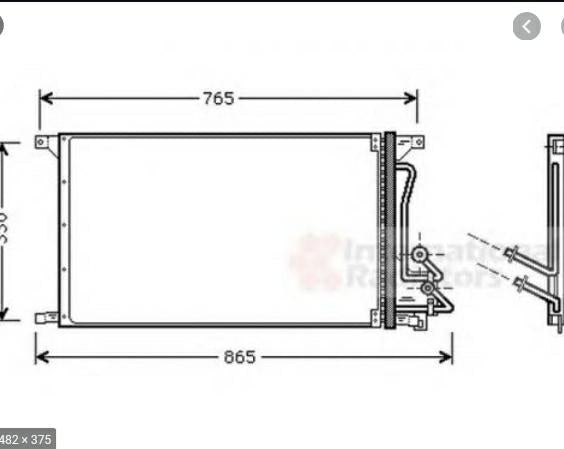 CONDENSATORE FORD TRANSIT (E )