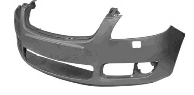 PARAURTI ANTERIORE C/LAVAFARI SKODA FABIA-ROMST 01/07>03/10