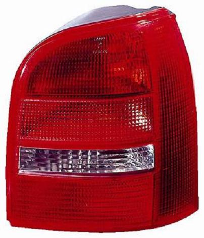 GRUPPO OTTICO POSTERIORE SX BIANCO ROSSO AUDI A4 02/99>09/00 SW