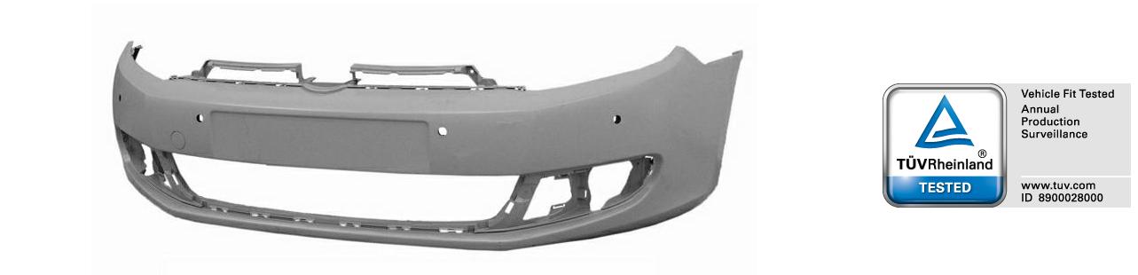 PARAURTI ANTERIORE PRIMER C/PDC+TRAC LAV+PA VW GOLF 6 01/09> -TUV-