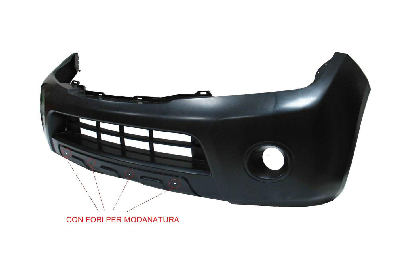 PARAURTI ANTERIORE PRIMER C/FORI X MODANATURE NISSAN NAVARA-PATHFINDER 03/10> LE
