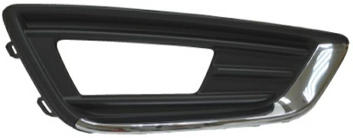 GRIGLIA PARAURTI ANTERIORE DX C/FEND+MODANATURE CROMO FORD FOCUS 09/14>