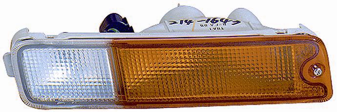 GRUPPO OTTICO ANTERIORE SX BIANCO ARANCIO MITSUB L200 09/96>01/05