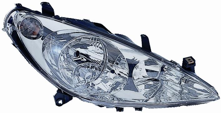 FARO SX H7-2H1 CON FENDINEBBIA PREDISPOSTO REGOLAZIONE EL PEUG 307 08/01>08/05 MOD VALEO