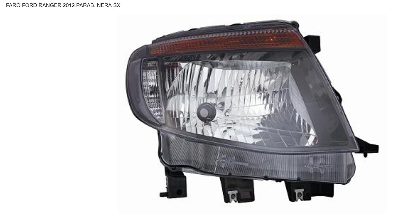 FARO SX FORD RANGER 01/12> PARABOLA NERA