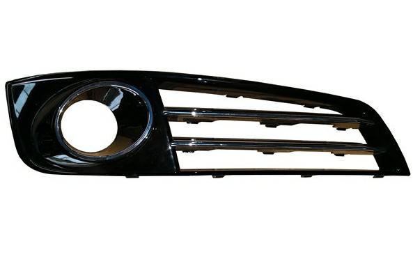 GRIGLIA PARAURTI ANTERIORE DX C/FEND+3 MODANATURE CROMO AUDI A8 07/10>01/14