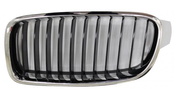 GRIGLIA ANTERIORE SX CROM-NERA BMW SERIE 3 F30-31 06/11> LUXURY