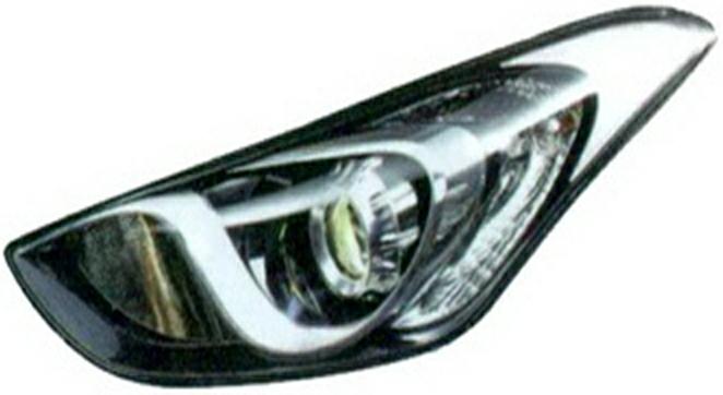 FARO SX H7 CON MOTOR EL HYUNDAI I30 01/12> PARAB CROM