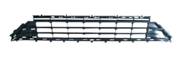 GRIGLIA PARAURTI ANTERIORE C/LE C/MODANATURE NERA VW GOLF 7 01/17>