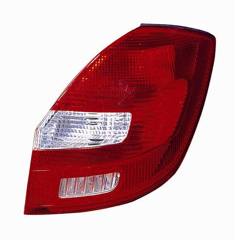 GRUPPO OTTICO POSTERIORE SX BIANCO ROSSO SKODA FABIA 01/07>/04/10> 5P-SW