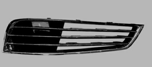 GRIGLIA PARAURTI ANTERIORE DX C/MODANATURE CROMO AUDI A8 07/10>01/14