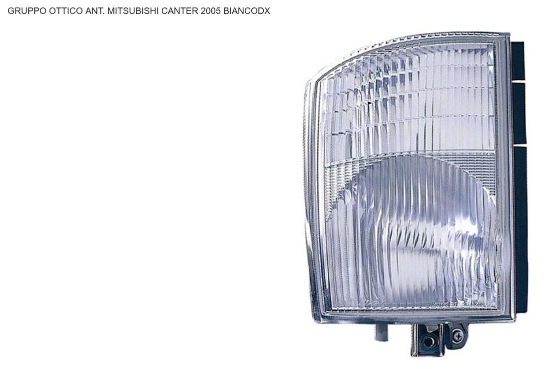 GRUPPO OTTICO ANTERIORE DX BIANCO MITSUBISHI CANTER 01/05>